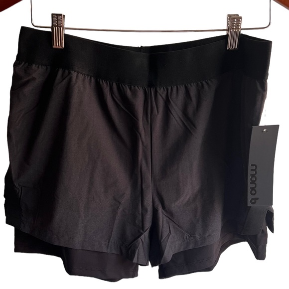 Nwt mono b bk running - exercise shorts sz xl - Picture 1 of 8